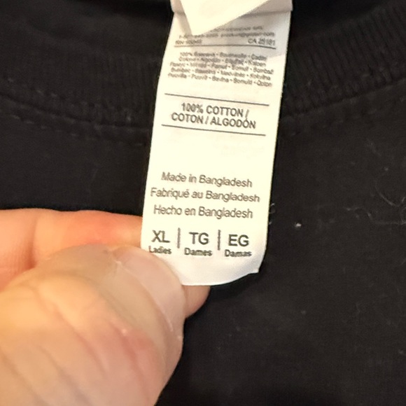 Gildan Womens Black Pantera Graphic Juniors T-Shirt - Picture 2 of 7